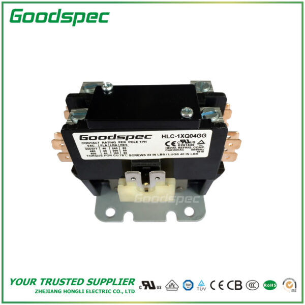 HLC-1XQ04GG(1P/40A/24VAC) Definite Purpose Contactor