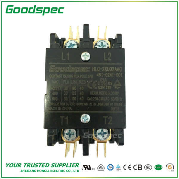C-2XU02AAC(2P/30A/208-240VAC) Definite Purpose Contactor