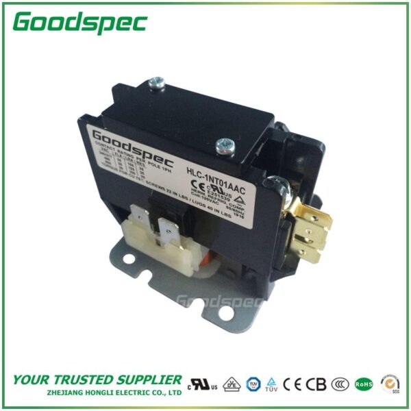 HLC-1NT01AAC(1P/25A/120VAC)Definite Purpose Contactor