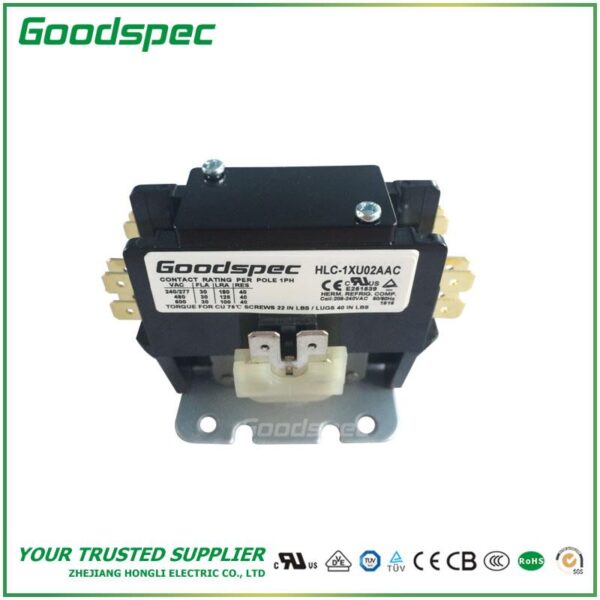 HLC-1XU02AAC(1P/30A/208-240VAC) Definite Purpose Contactor