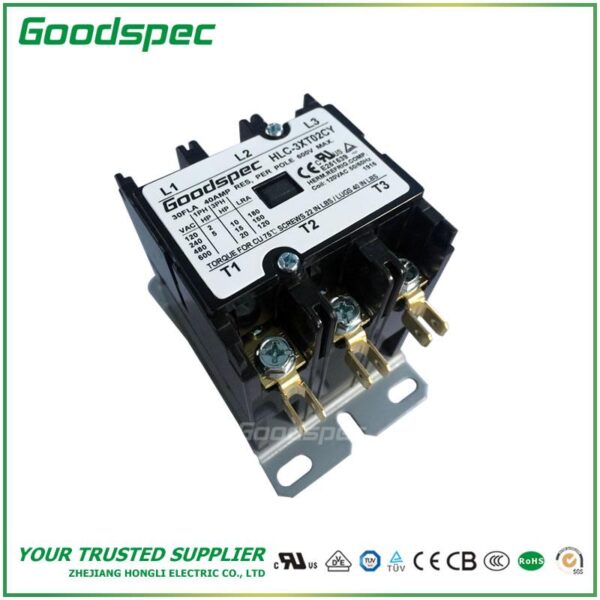 HLCY3XT02CY(3P/30A/120VAC)DEFINITE PURPOSE CONTACTOR