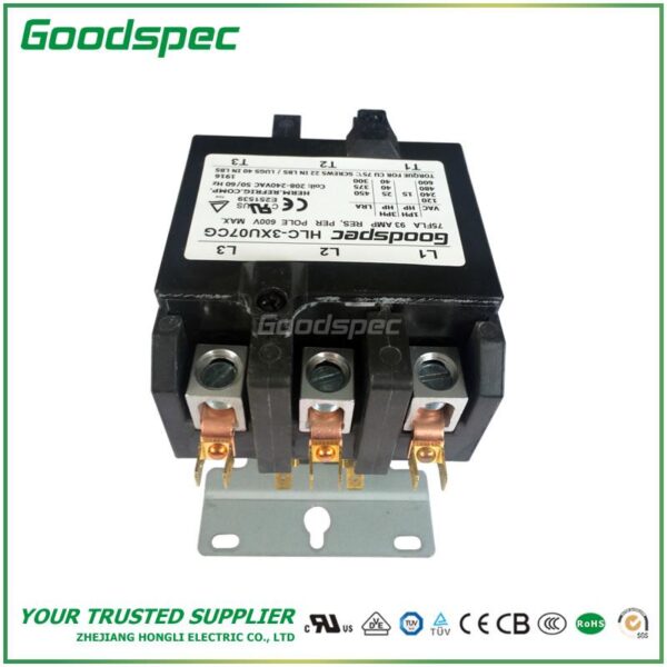 HLC-3XU07CG(3P/75A/208-240VAC)DEFINITE PURPOSE CONTACTOR