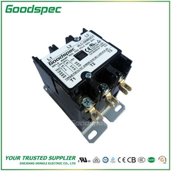 HLC-3XW02CY(3P/30A/380-400VAC)DEFINITE PURPOSE CONTACTOR