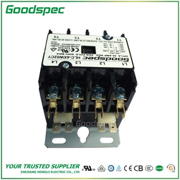 HLC-4XW02CY(4P/30A/380-400V)DEFINITE PURPOSE CONTACTOR