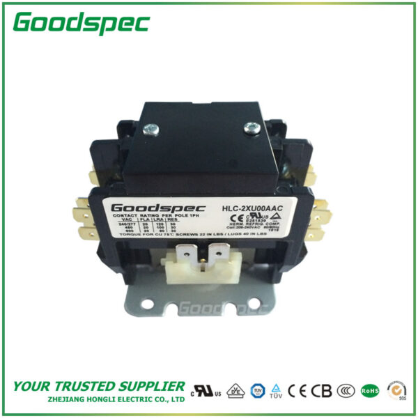 C-2XU00AAC(2P/20A/208-240VAC) DEFINITE PURPOSE CONTACTOR