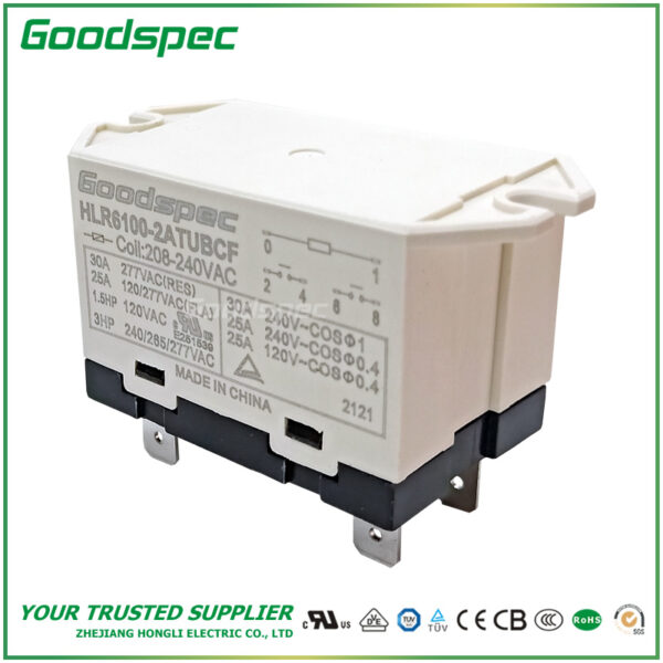 HLR6100-2ATUBCF-VAC208/240 High Power Relay