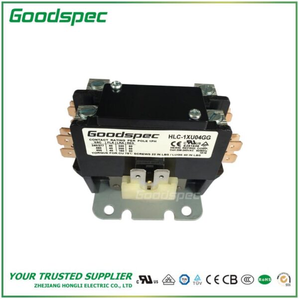 GC-1XU04XB(1P/40A/208-240VAC) Definite Purpose Contactor