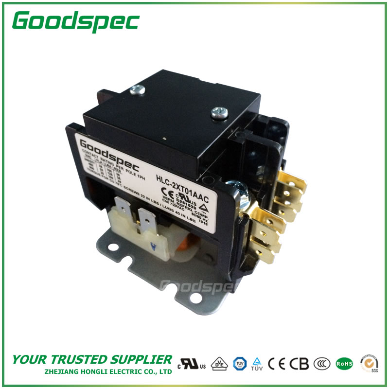 GC-2XT01AAC(2P/25A/24VAC)Definite Purpose Contactor